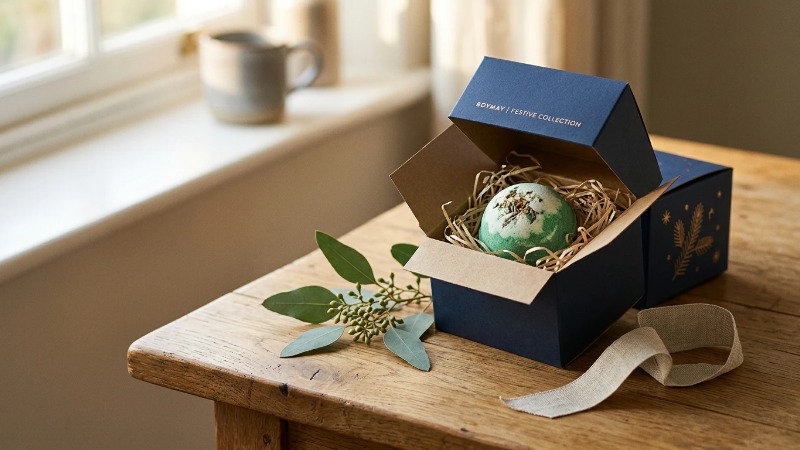 Bath bombs as Christmas gifts