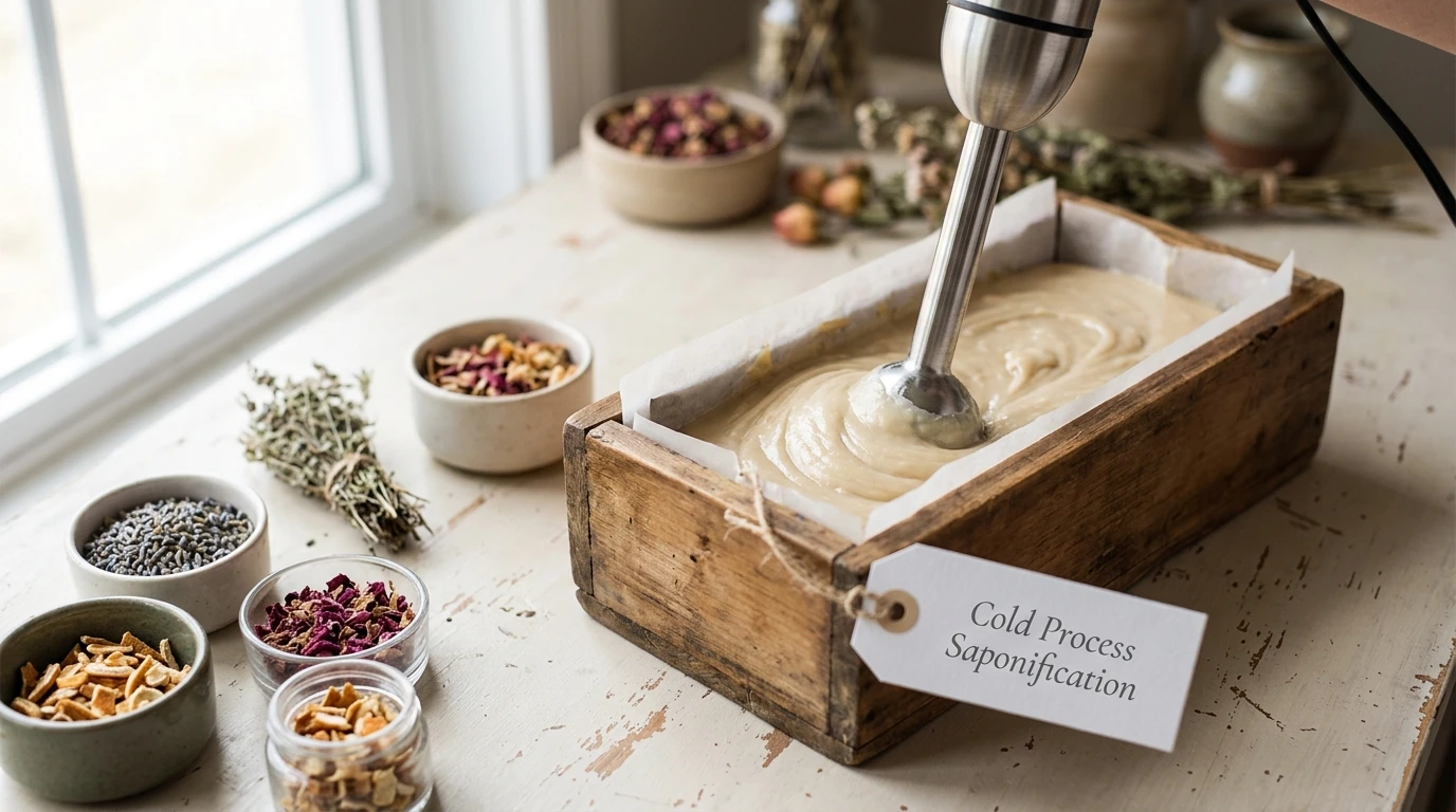 Cold process soap