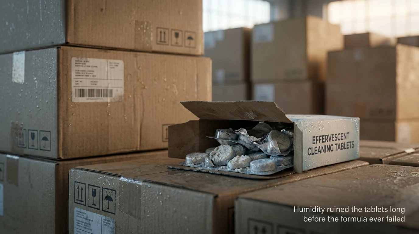 Goods are damp Goods are damp