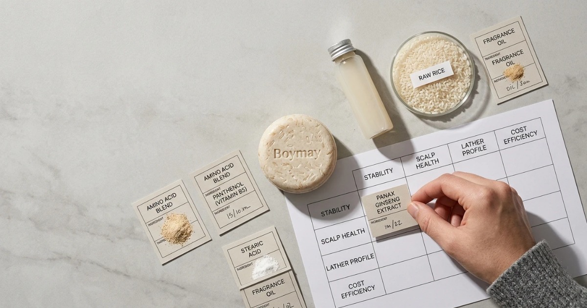 Top Factors To Consider When Developing A Private Label Rice Water Shampoo Bar