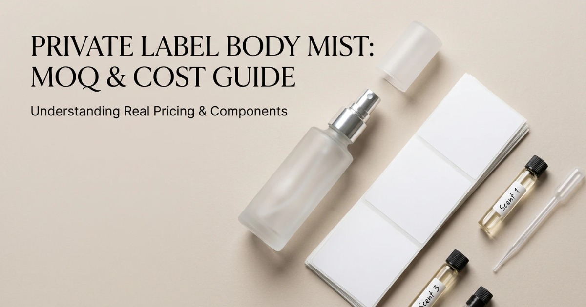 Body Mist MOQ & Cost: Private Label Pricing Guide