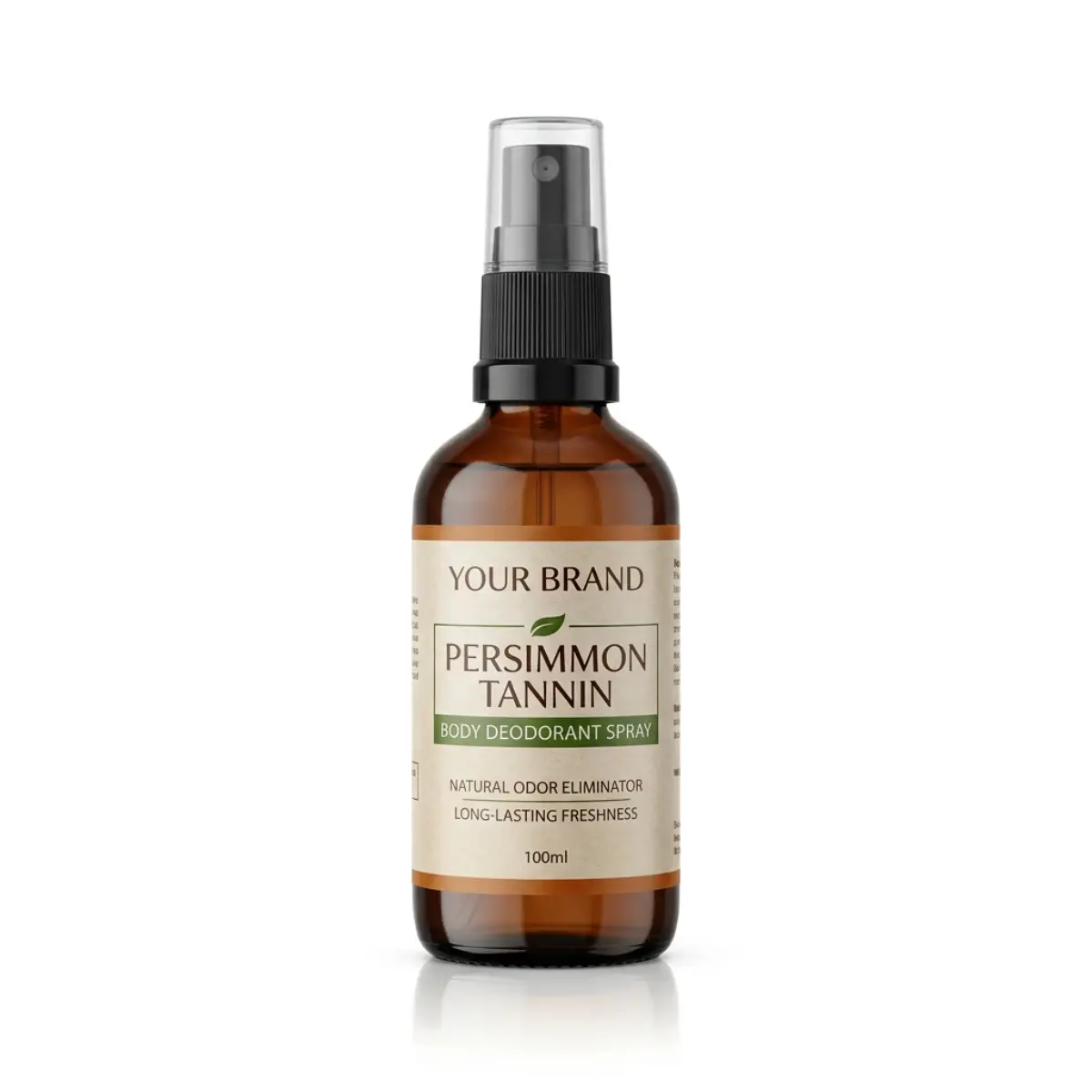 Private Label Persimmon Tannin Body Deodorant Spray - Image 2