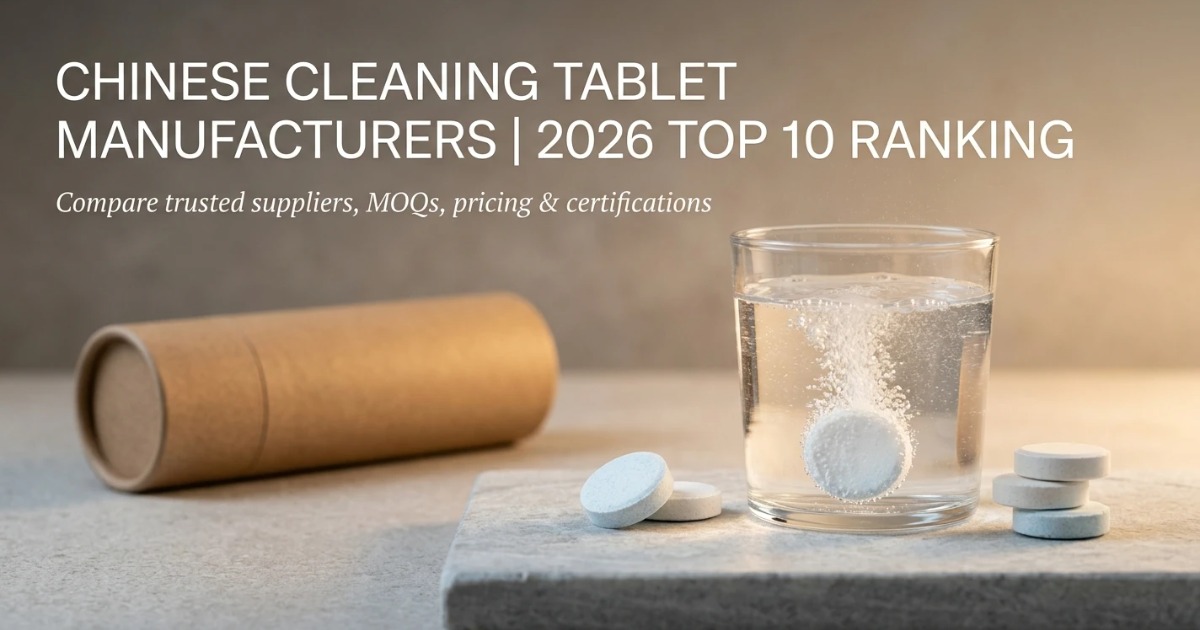 Top 10 Cleaning Tablet Manufacturers In China 2026